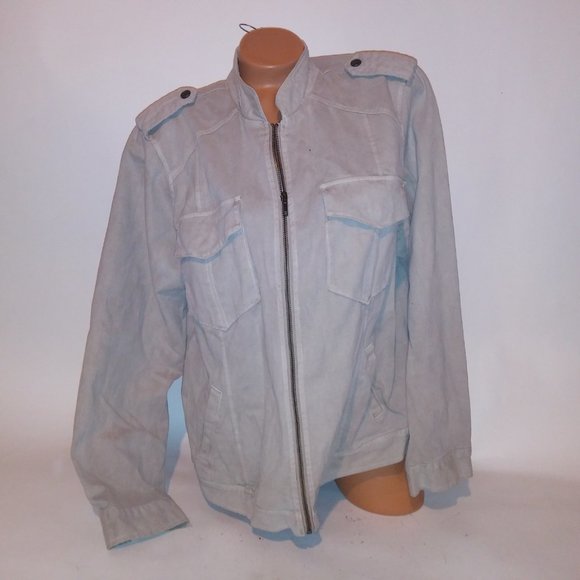 Torrid Utility Jacket Plus Size 2 2X Khaki Zip Up Military Solid Pockets Long Sl - Picture 3 of 14